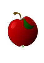 A Red Apple