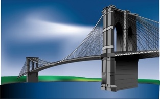 Brooklyn Bridge clip art