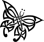 Butterfly Free Vector Tribal