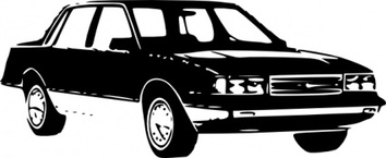 Chevrolet Celebirty Sedan clip art