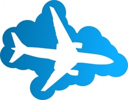 Cloud Silhouet Transportation Plane Sky Airlines Airbus