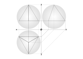 Construction Geodesic Spheres Recursive From Tetrahedron