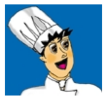 Cook chef's Head