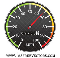 Free Speedometer Vector