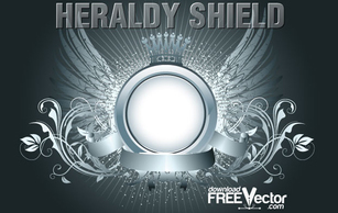 Free Vector Heraldry Shield.