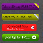 Free Vector Trial Button