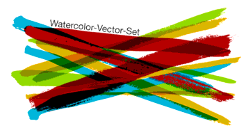 Free Watercolor-Vector-Set