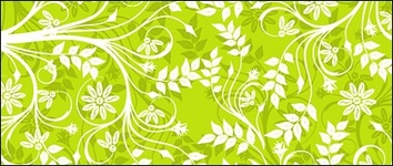 Green background patterns