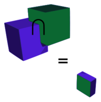 Intersection of Two Cubes