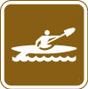 Kayak Tourist Sign