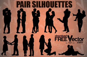 Love Couple Silhouettes
