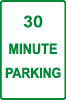 Minute Parking Vector Sign