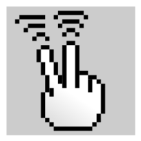 MultiTouch-Interface Pixel-theme 2-fingers-Triple-Tap