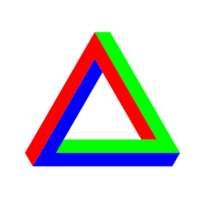 Penrose Triangle RGB