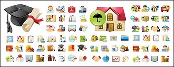 Practical icon vector material