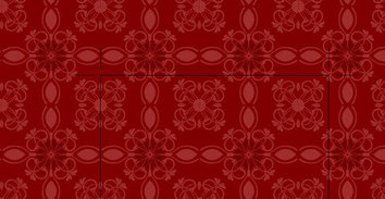 Red floral pattern free vector