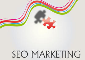 SEO Marketing Logo Vector Background
