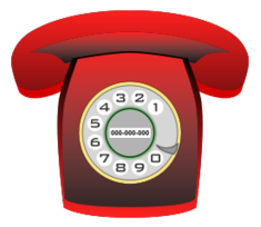 TelÃƒÂ©fono Heraldo rojo (red classic phone)