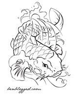 This Coi fish is hand traced so I hope you all love it! Let me ...