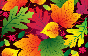 Vector Leaf Background