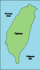 Vector Map Of Taiwan
