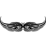 Wings Tribal Tattoo Free Vector