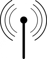 Wireless Wifi Symbol clip art